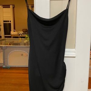 PLT black mini dress